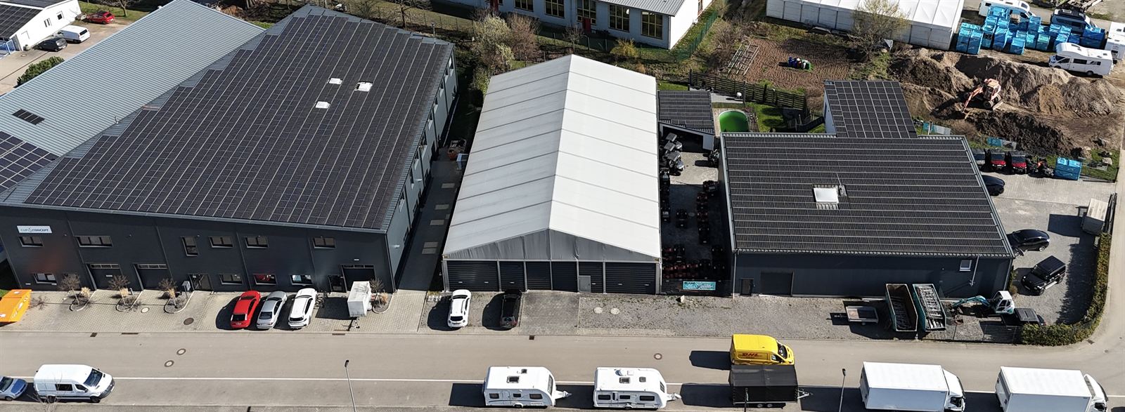 Gewerbehalle der Dekrell Invest von innen